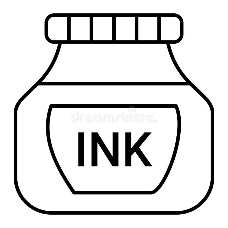 inkpot coloring page