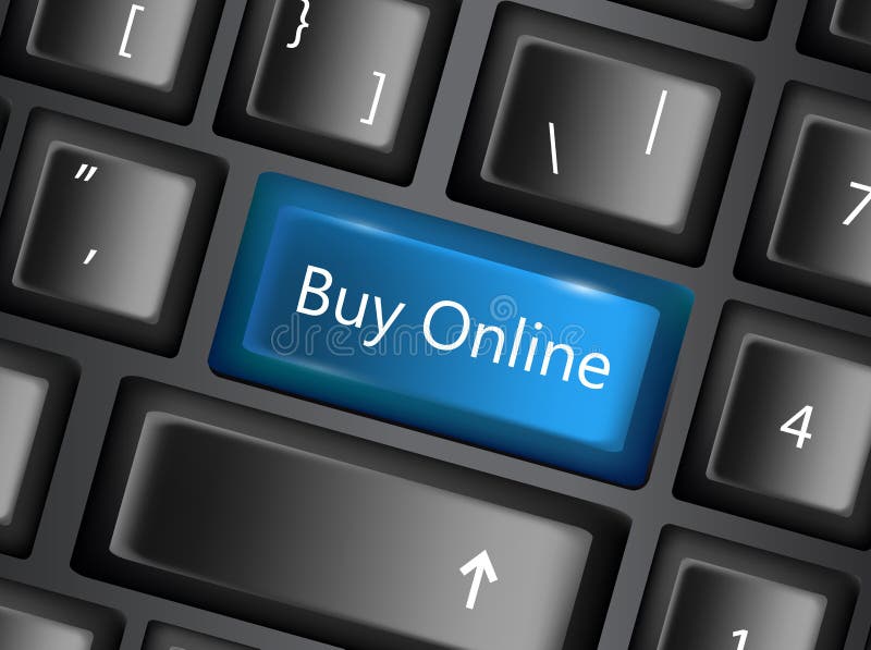 Vector Keyboard with Thumbs Up Button. Eps10 Stock Vector