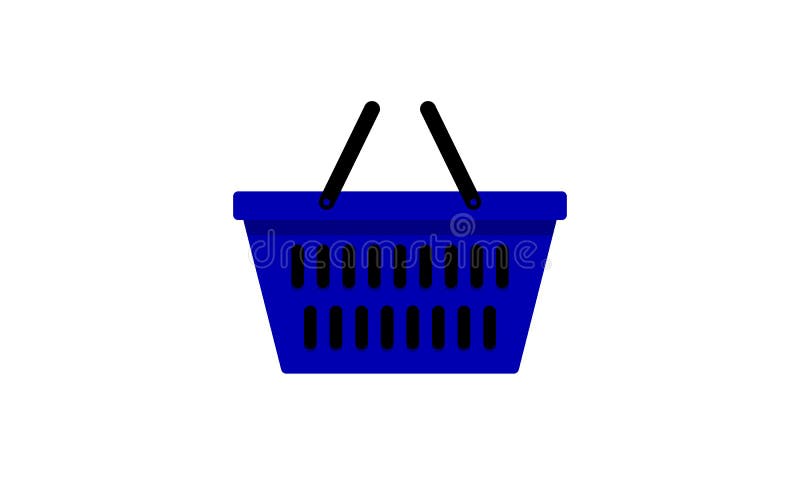 Vector of Isolated Blue and Black Empty Shopping or Grocery Basket Stock Vector - Illustration of blue, internet: 193072620 Vector of Isolated Blue and Black Empty Shopping or Grocery Basket Stock Vector - Illustration of blue, internet: 193072620