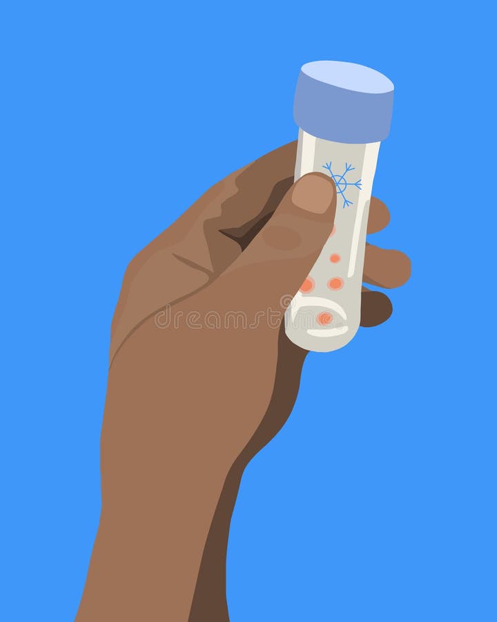 Vector isolated illustration of egg donation. Egg freezing. Artificial insemination. In vitro fertilization.