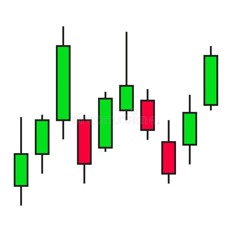 Vector Japanese Candlestick Indicator Stock Vector Illustration of candle, bearish 235548476