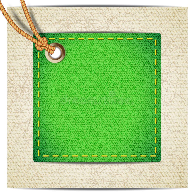 Vector Jeans Label Template for Design Stock Illustration