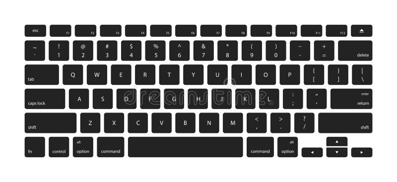 laptop keyboard layout printable