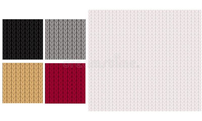Black, gray, dark red, white and gold knitted seamless pattern. royalty free illustration Black, gray, dark red, white and gold knitted seamless pattern. royalty free illustration