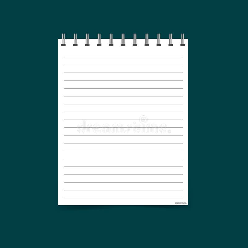 Vector l'illustrazione di un quaderno aperto realistico con un sil royalty illustrazione gratis Vector l'illustrazione di un quaderno aperto realistico con un sil royalty illustrazione gratis