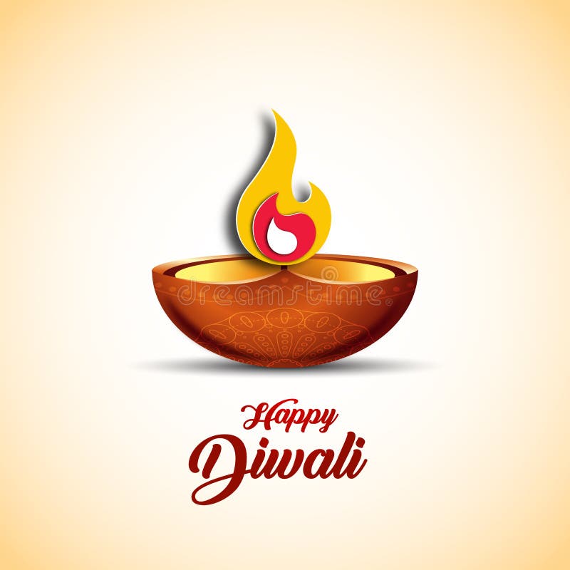 Vector l'illustrazione sul tema della celebrazione tradizionale di Diwali royalty illustrazione gratis Vector l'illustrazione sul tema della celebrazione tradizionale di Diwali royalty illustrazione gratis