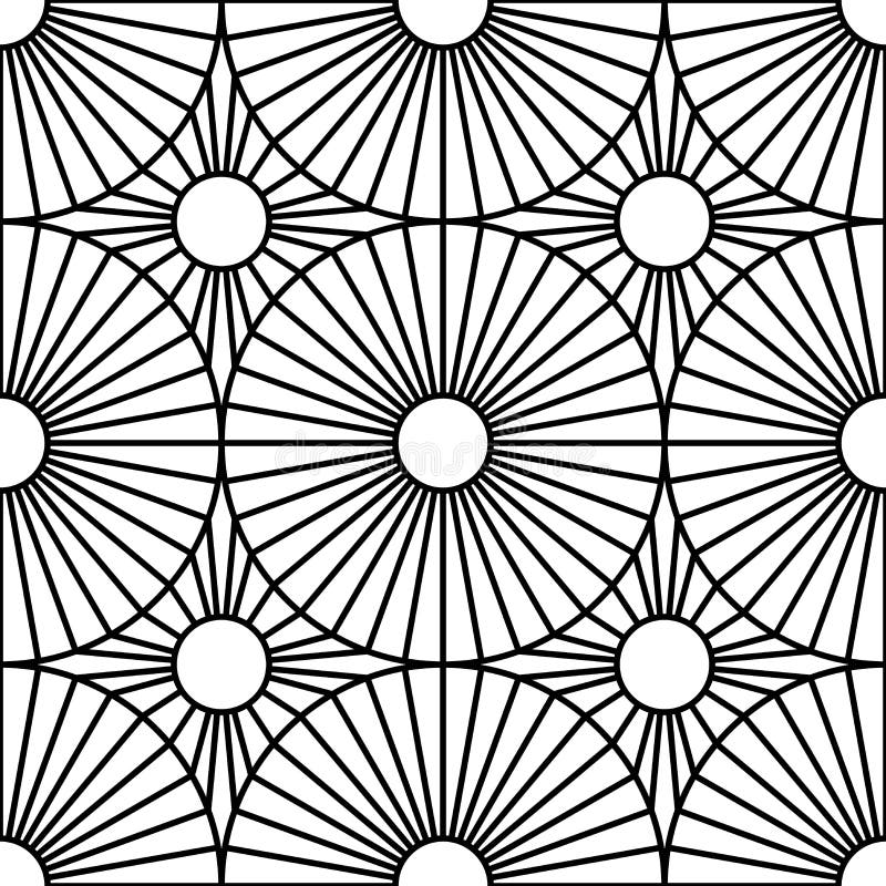 Vector l'obiettivo senza cuciture moderno del modello della geometria, estratto in bianco e nero illustrazione vettoriale Vector l'obiettivo senza cuciture moderno del modello della geometria, estratto in bianco e nero illustrazione vettoriale