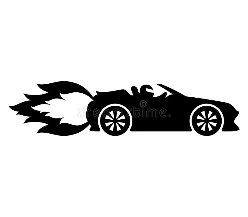 Vector la muestra Coche rápido ilustración del vector Vector la muestra Coche rápido ilustración del vector