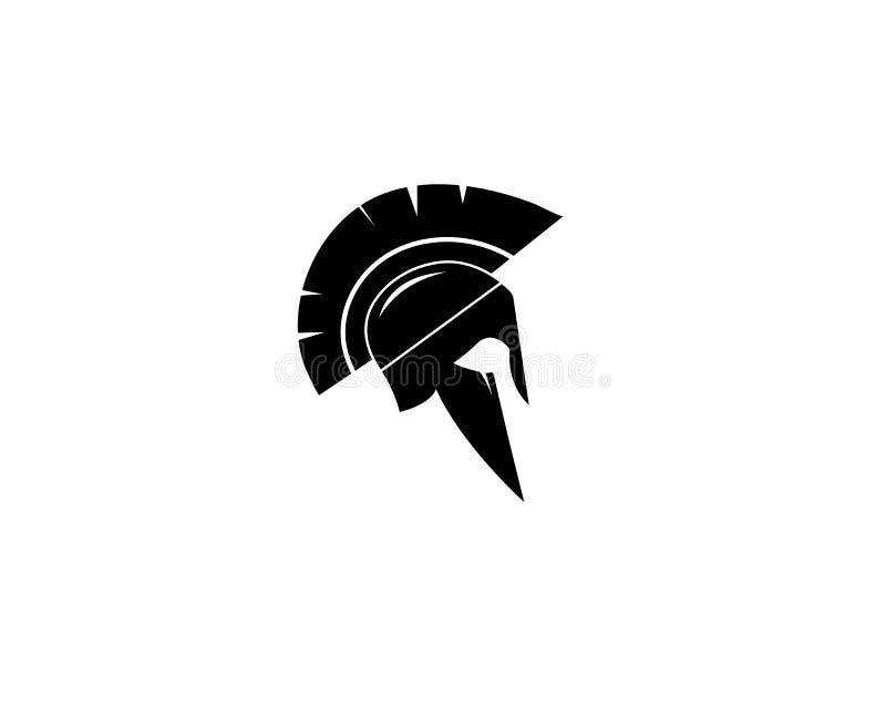 Vector la muestra Logotipo espartano del casco libre illustration Vector la muestra Logotipo espartano del casco libre illustration