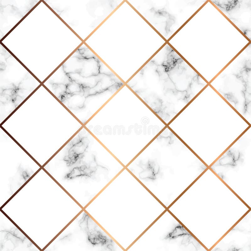 Vector la struttura di marmo, progettazione senza cuciture del modello con i quadrati bianchi