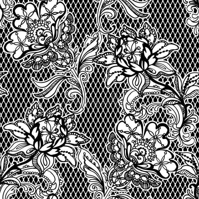 Vector lace pattern stock illustration. Illustration of ornament - 56980177