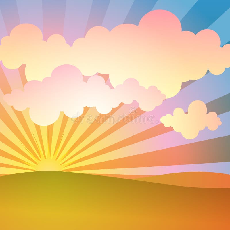 Vector Landscape stock vector. Illustration of countryside - 17966999