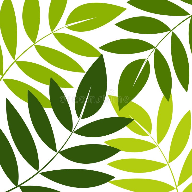 Vector Leaf Background Design Stock Vector - Illustration of garden