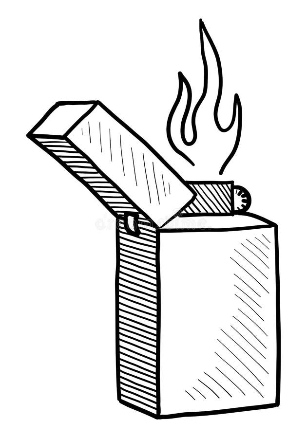 Lighter Doodle Stock Illustrations 352 Lighter Doodle Stock