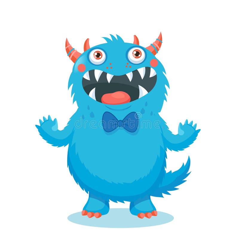 Vector lindo del monstruo Mascota del monstruo de la historieta Animales fantásticos divertidos del ejemplo del vector ilustración del vector Vector lindo del monstruo Mascota del monstruo de la historieta Animales fantásticos divertidos del ejemplo del vector ilustración del vector