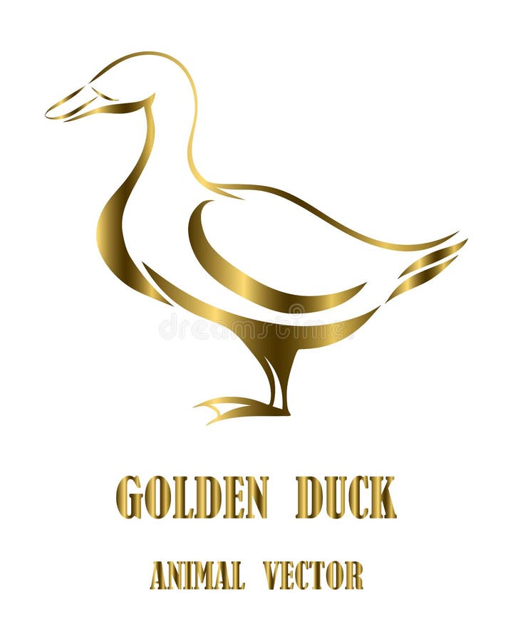 Duck Animal Vector Logo Eps 10 Stock Vector - Illustration of animal ...