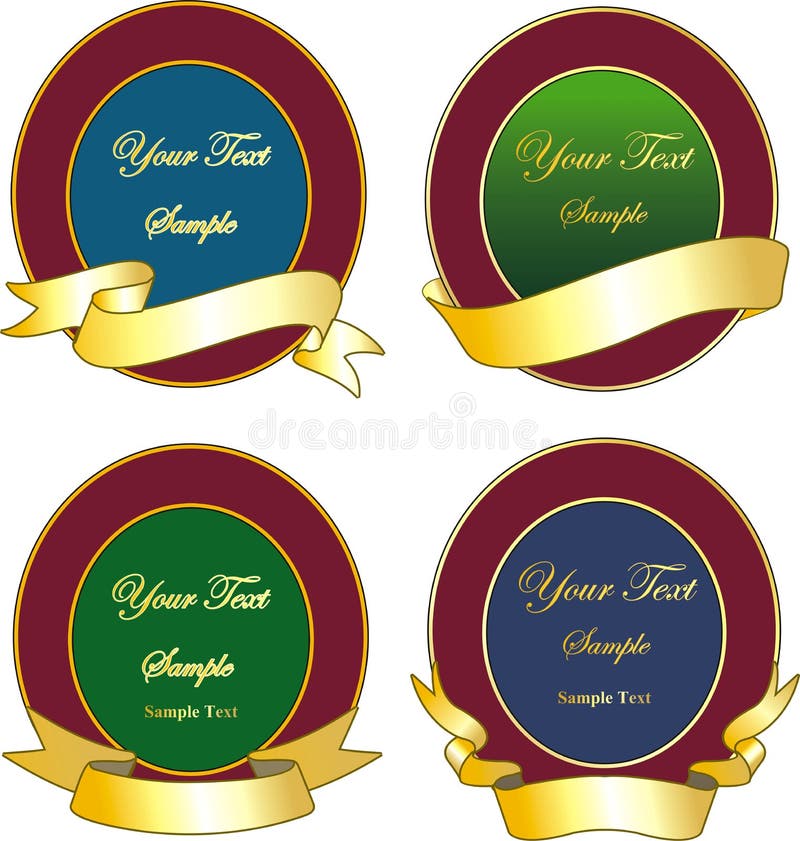Vector logo with banner tape. Packaging tape logo vectors