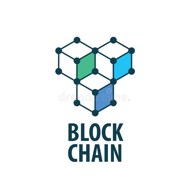 Vector logo blockchain stock vector. Illustration of 117358865