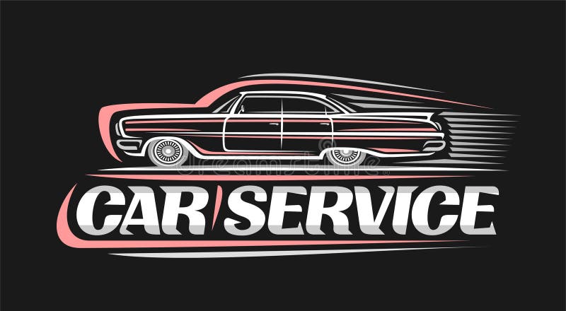 Vector logo for Car Service royalty free illustration