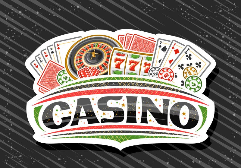 Vector American Roulette Wheel With Las Vegas Sign, Playing Cards And Dice  Royalty Free SVG, Cliparts, Vectors, and Stock Illustration. Image 25331286.