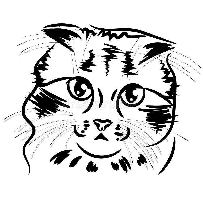 The Vector logo cat for T-shirt design or outwear. Hunting style cat background.Vector royalty free illustration The Vector logo cat for T-shirt design or outwear. Hunting style cat background.Vector royalty free illustration
