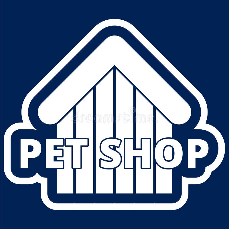 Vector Logo Design Template for Pet Shops Illustration Stock