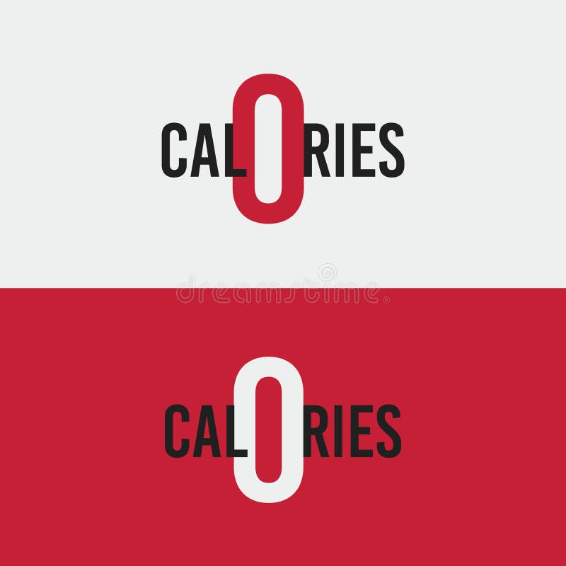 Zero calorie sign or stamp Royalty Free Vector Image