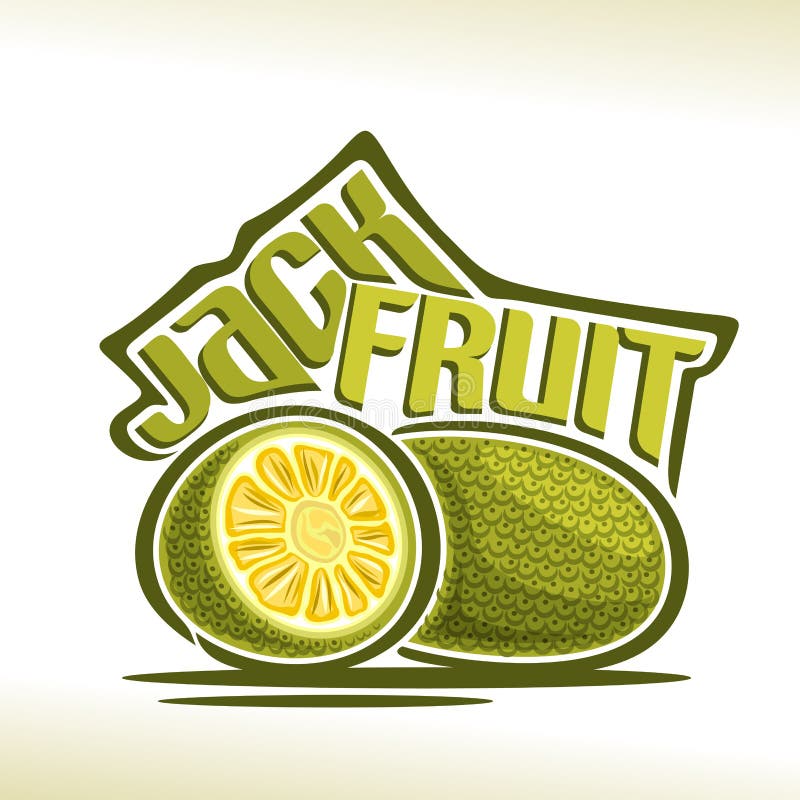 Vector logo Jackfruit Fruit