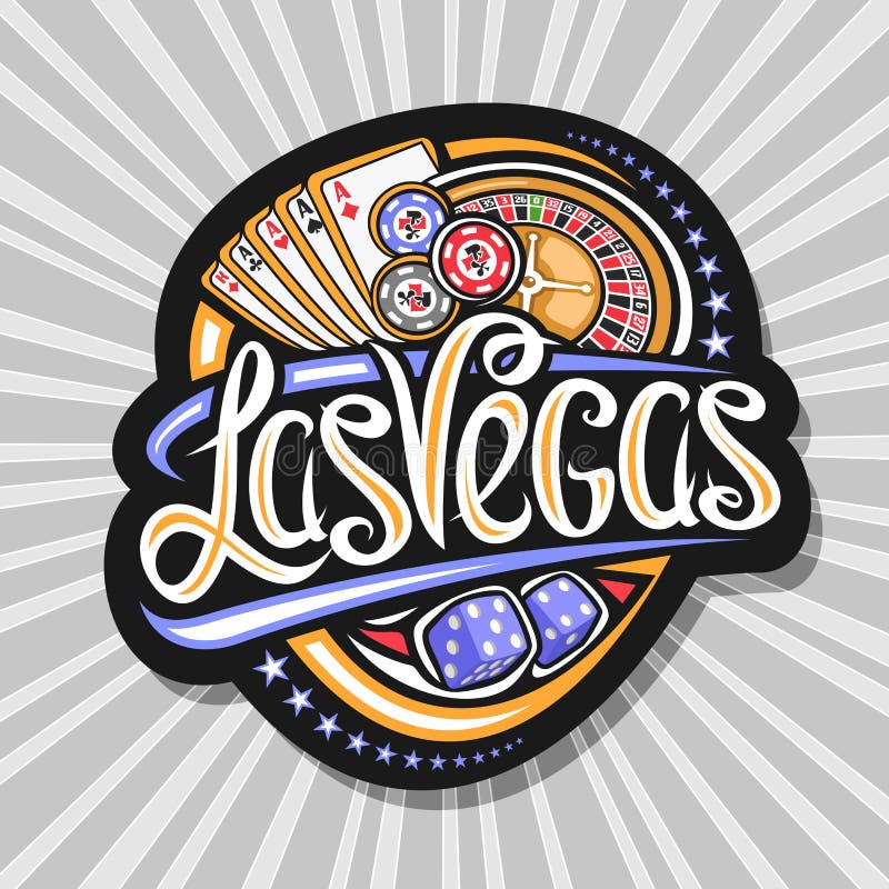 Vector logo for Las Vegas stock vector. Illustration of design - 157392081