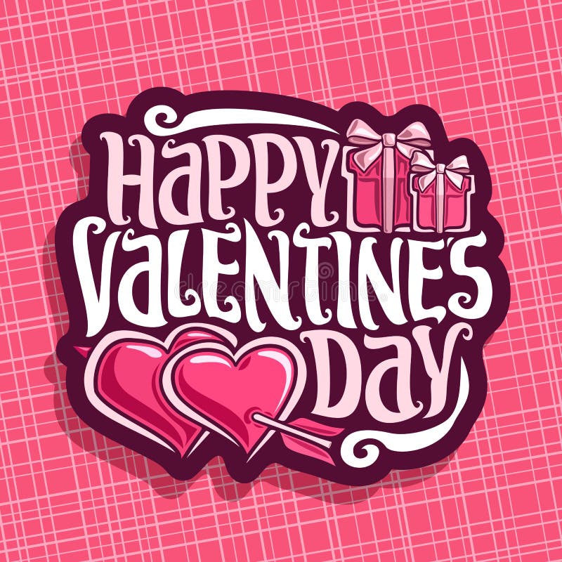 Vector logo for St. Valentine`s Day