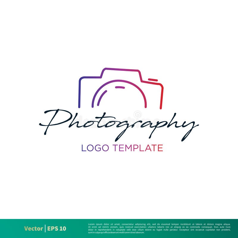 Vector Logo Template Illustration Design del icono de la fotografía de la cámara Vector EPS 10 libre illustration Vector Logo Template Illustration Design del icono de la fotografía de la cámara Vector EPS 10 libre illustration
