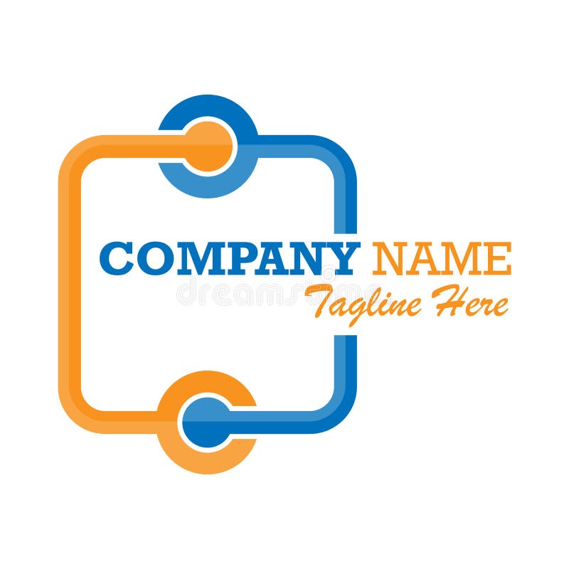 Vector Logo. Template for a Logo, Sticker, or Label Stock Vector