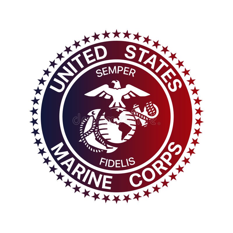 Vector logo of the United States Marine Corps. USMC