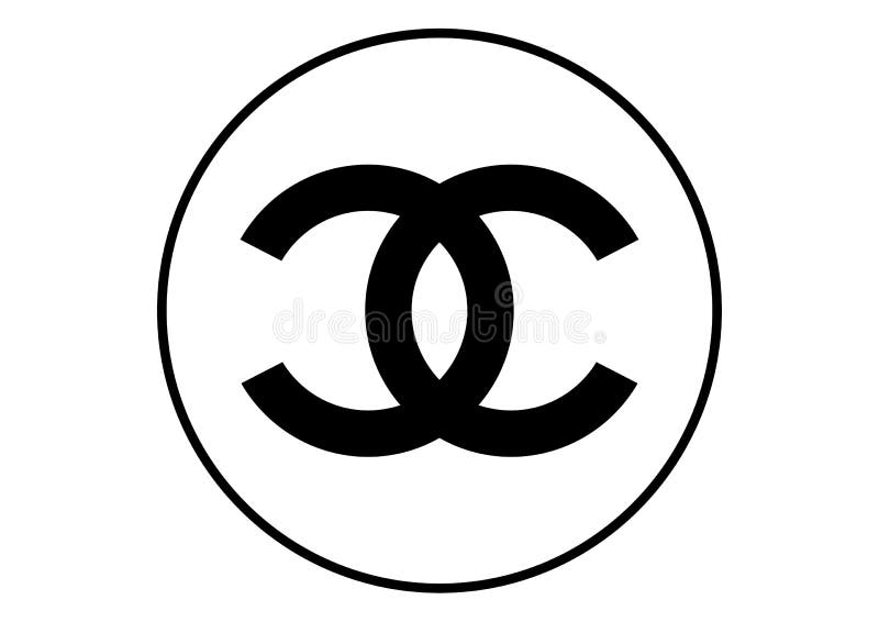 Coco Chanel Paris Poster Design. the Famous Chanel Logo Over White ...