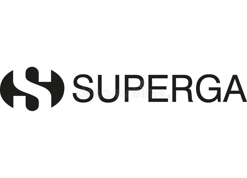 Superga Logo editorial stock photo 