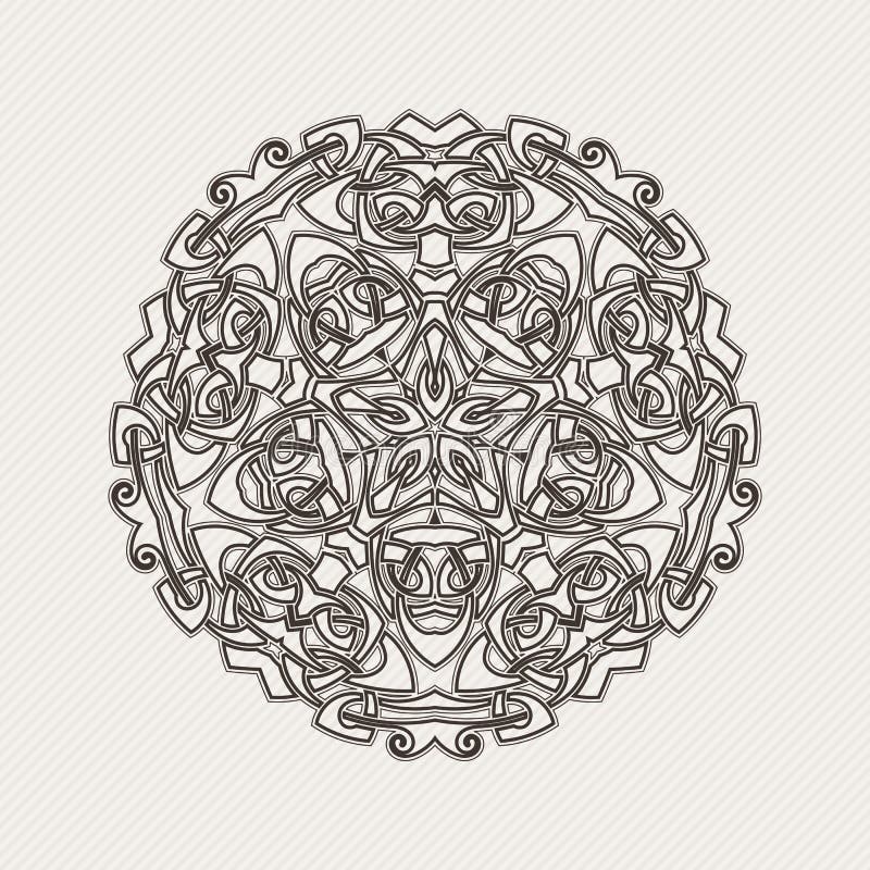 Download Vector Mandala. Gothic Lace Tattoo. Celtic Weave With ...