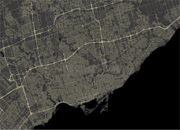 Greater Toronto Area Map Vector Stock Illustrations – 82 Greater