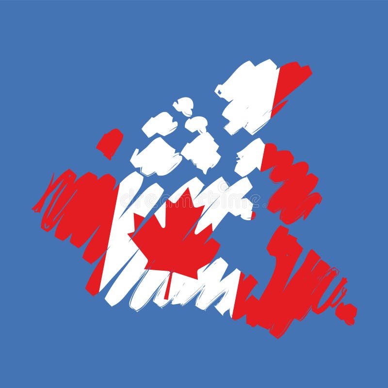 Canada Flag Map Vector Stock Illustrations – 5,500 Canada Flag Map