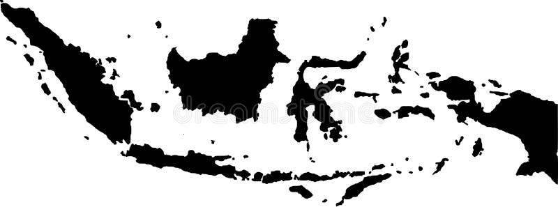 Vector map of indonesia