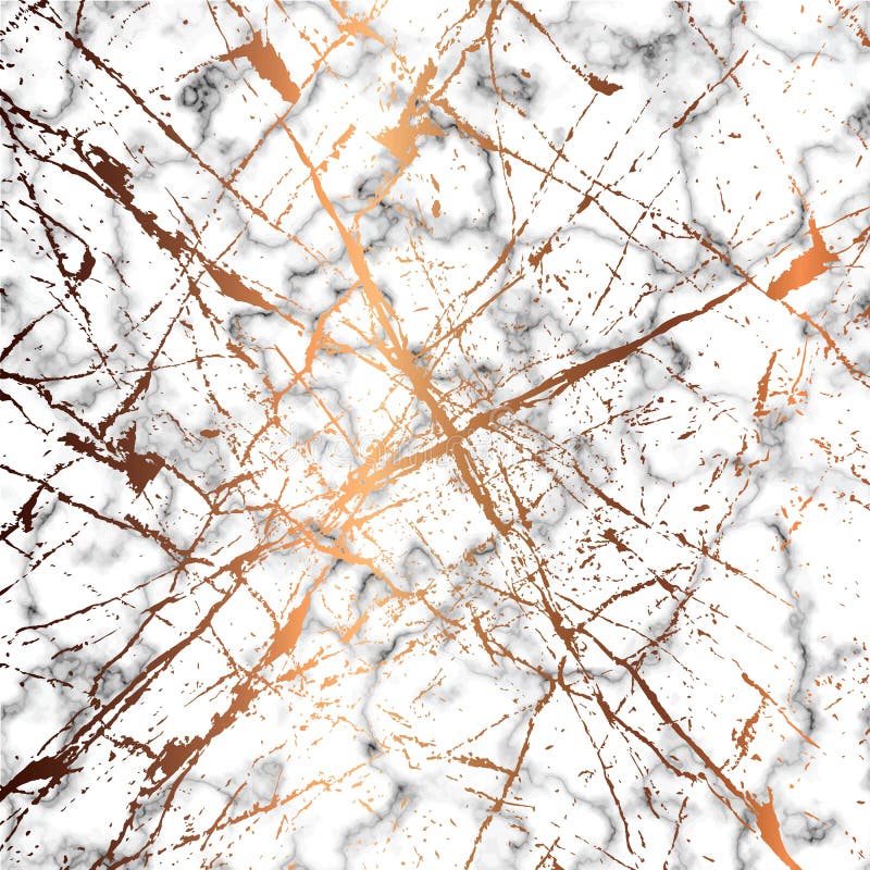 Vector marble texture design with golden splatter lines, black and white marbling surface, modern luxurious background