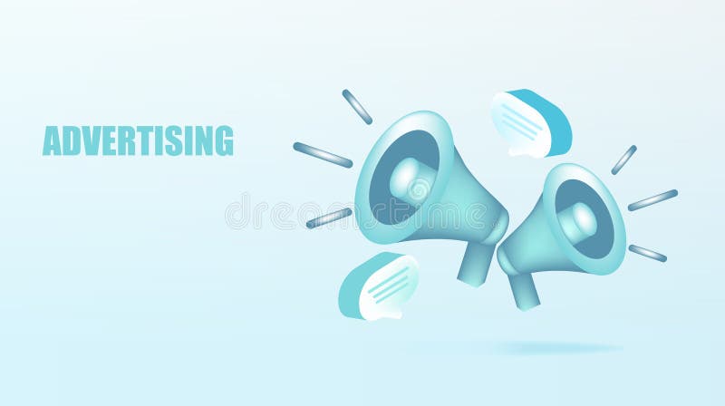 Vector Marketing and advertising concept stock illustration