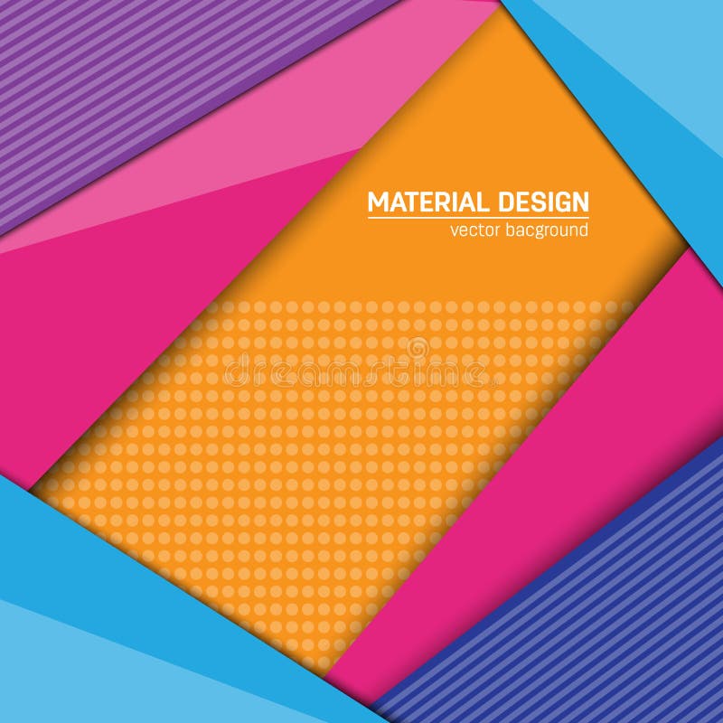 Download Vector Material Design Background. Stock Vector - Illustration of element, layer: 68835334