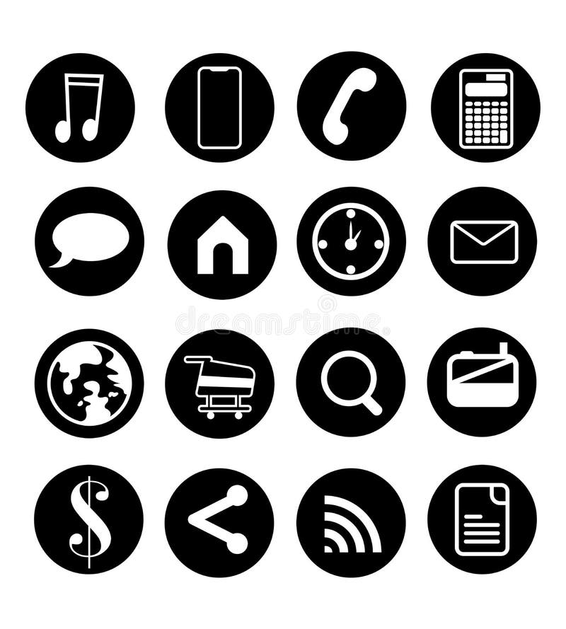 Vector Media Icon Image About Media And Information Literacy Stock