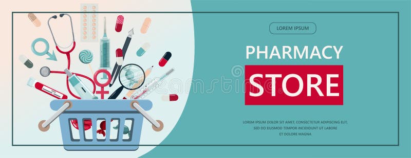 Vector Medical Banner. Pharmacy Template for Hospitals, Advertising ...