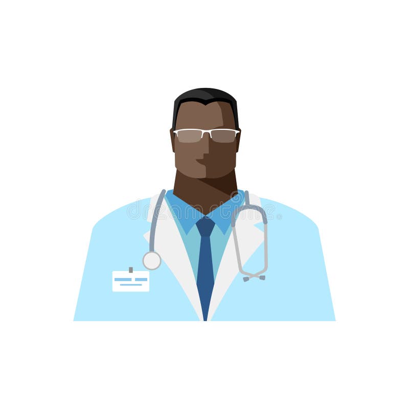 Vector Medical Doctor Icon. Image of a Male Doctor Stock Vector ...