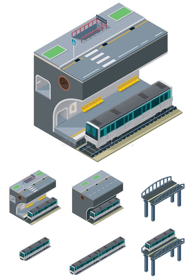Vector metropolitaanse pictogrammen vector illustratie Vector metropolitaanse pictogrammen vector illustratie