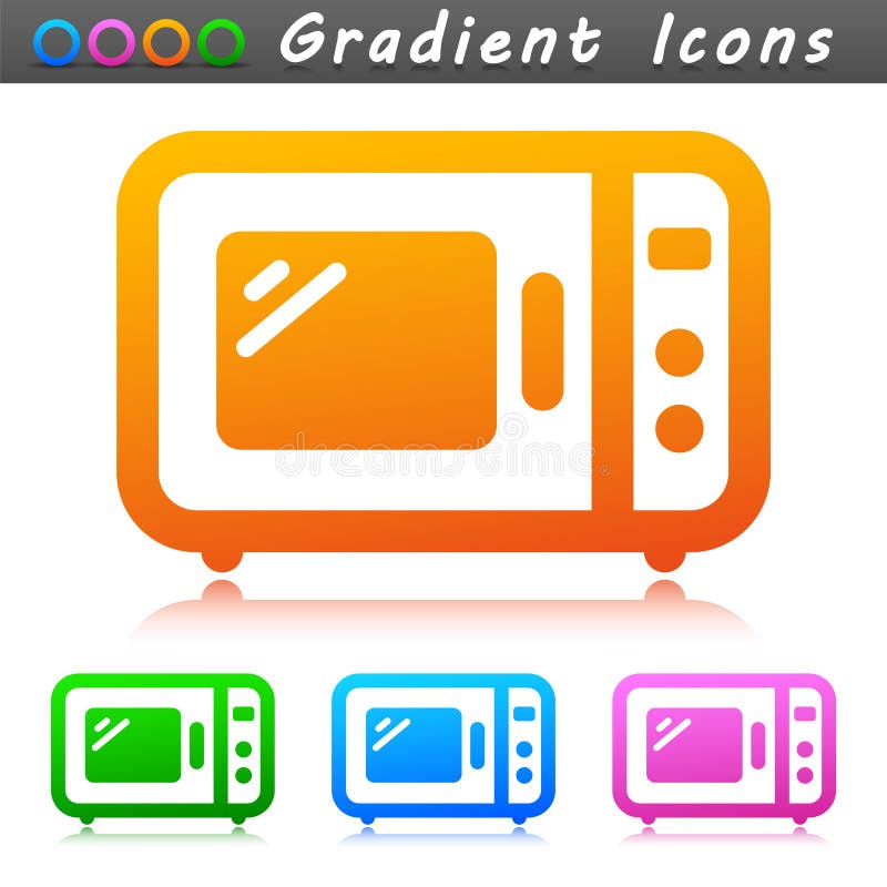 Vector Microwave Oven Symbol Icon Stock Vector Illustration of oven