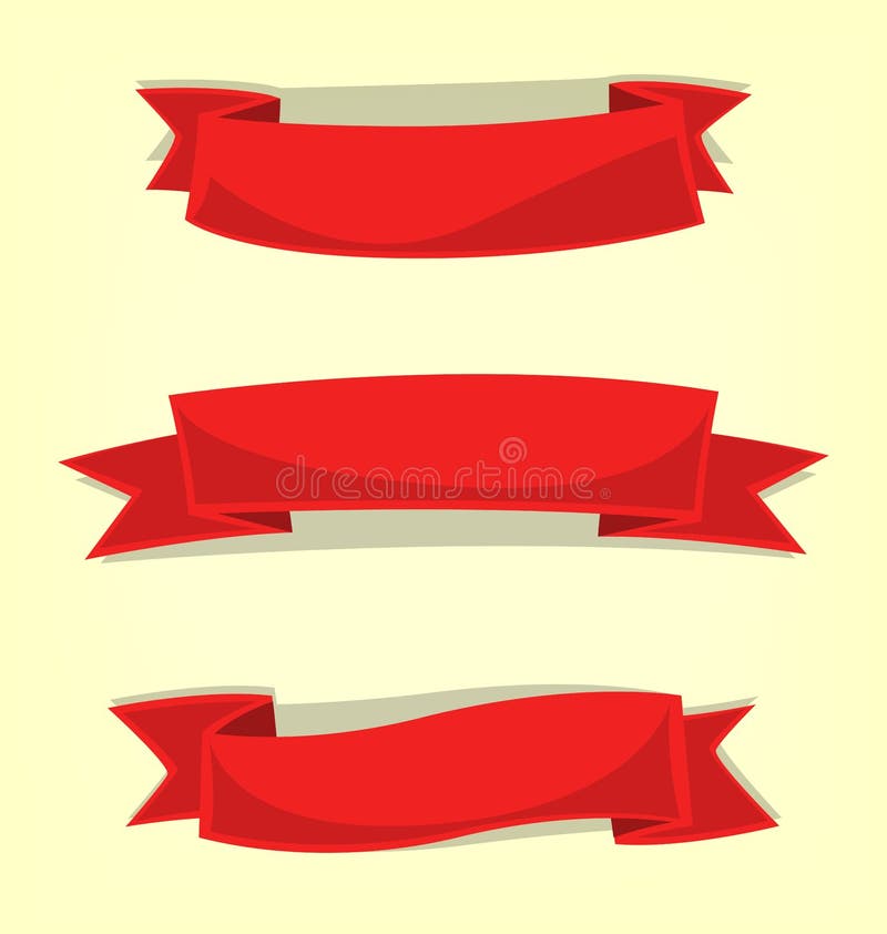 Vector Minimalist Cartoon Flag Banner Ribbon Template in Casual Red Collection Set Stock Vector - Illustration of template, emblem: 101588206 Vector Minimalist Cartoon Flag Banner Ribbon Template in Casual Red Collection Set Stock Vector - Illustration of template, emblem: 101588206