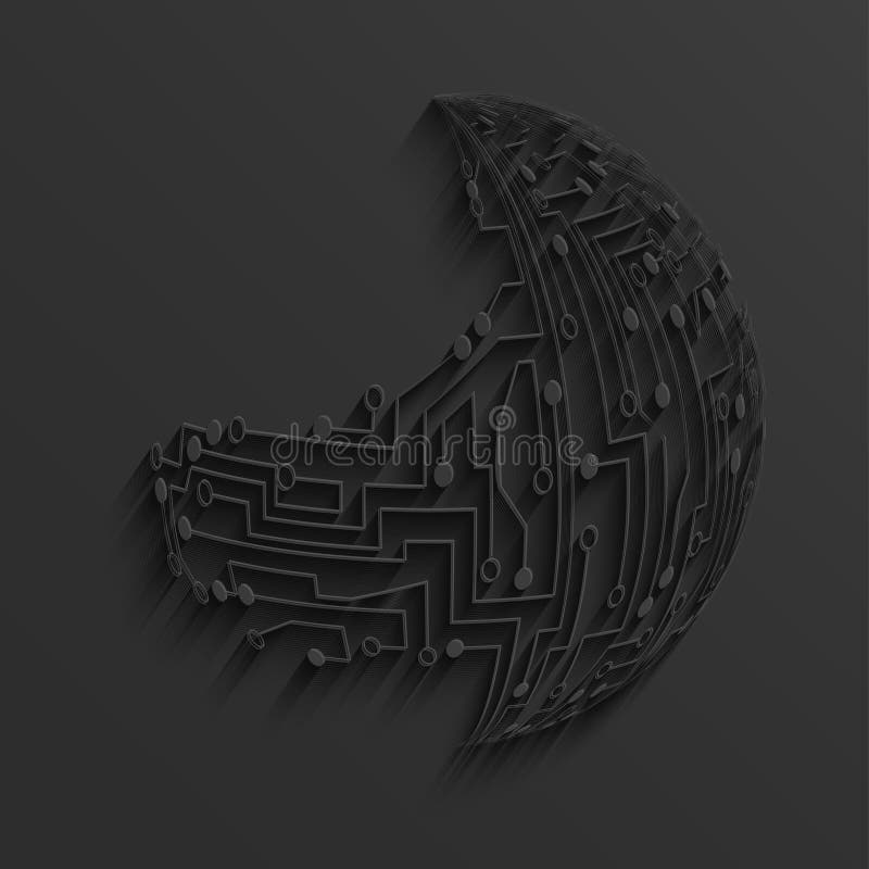 Circuit Board Background Black Circuit Board Background Black