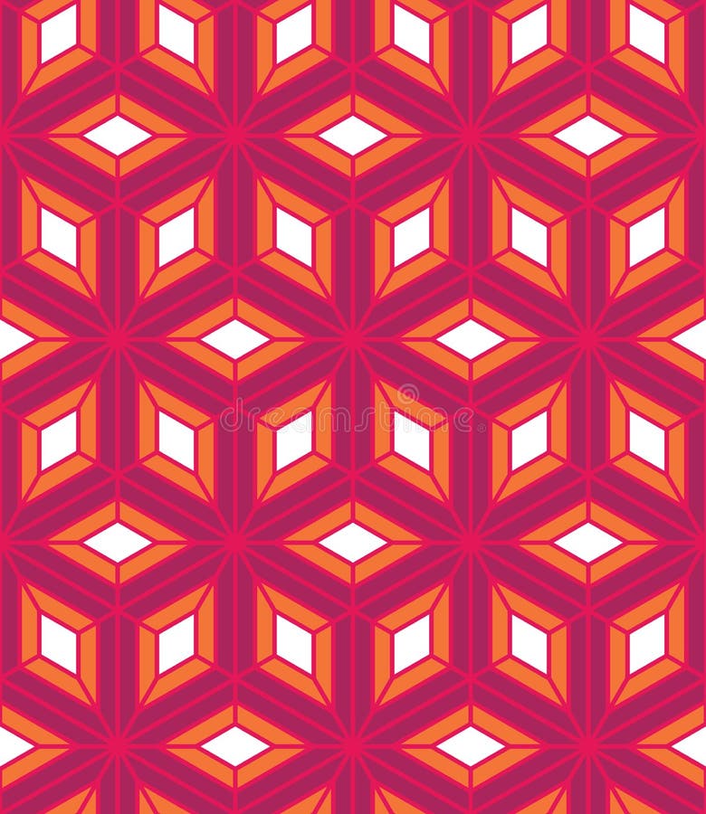 Vector modern seamless colorful geometry pattern, color abstract stock illustration